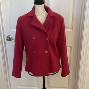 So soft Herman Geist cropped blazer or jacket.  Soft wool